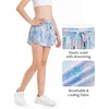 image:imageStelle Girls Butterfly Shorts with Pockets Athletic Running Sports SkirtWatercolor Bloom