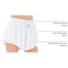 image:imageStelle Girls Butterfly Shorts with Pockets Athletic Running Sports SkirtWhite