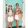 image:imageStelle Girls Butterfly Shorts with Pockets Athletic Running Sports SkirtWhite
