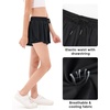 image:imageStelle Girls Butterfly Shorts with Pockets Athletic Running Sports SkirtWhitepinkblack