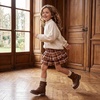 image:imageStelle Girls Combat Ankle Boots Chunky Western Booties Black ShoesHazelnut