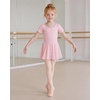 image:imageStelle Girls CrissCross Back Leotards Skirt with Tights for BalletDanceBallet Pink