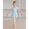 image:imageStelle Girls CrissCross Back Leotards Skirt with Tights for BalletDanceBlue