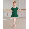 image:imageStelle Girls CrissCross Back Leotards Skirt with Tights for BalletDanceGreen