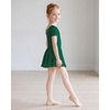 image:imageStelle Girls CrissCross Back Leotards Skirt with Tights for BalletDanceGreen