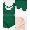 image:imageStelle Girls CrissCross Back Leotards Skirt with Tights for BalletDanceGreen