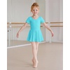 image:imageStelle Girls CrissCross Back Leotards Skirt with Tights for BalletDancePool Blue