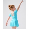 image:imageStelle Girls CrissCross Back Leotards Skirt with Tights for BalletDancePool Blue