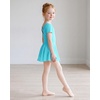 image:imageStelle Girls CrissCross Back Leotards Skirt with Tights for BalletDancePool Blue