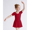 image:imageStelle Girls CrissCross Back Leotards Skirt with Tights for BalletDanceRed