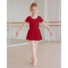 image:imageStelle Girls CrissCross Back Leotards Skirt with Tights for BalletDanceRed