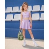 image:imageStelle Girls Dance Tops Sparkly Metallic Crop Tank Top RacerbackLavender