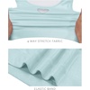 image:imageStelle Girls Dance Tops Sparkly Metallic Crop Tank Top RacerbackLight Blue