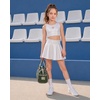 image:imageStelle Girls Dance Tops Sparkly Metallic Crop Tank Top RacerbackWhite