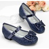 image:imageStelle Girls Dress Shoes Glitter Princess Low Heels for Party Wedding PromT08navy Glitter