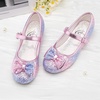image:imageStelle Girls Dress Shoes Glitter Princess Low Heels for Party Wedding PromT08rainbow Blue