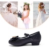 image:imageStelle Girls Dress Shoes Glitter Princess Low Heels for Party Wedding PromT13black Glitter