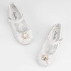 image:imageStelle Girls Dress Shoes Glitter Princess Low Heels for Party Wedding PromT13white Glitter