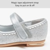 image:imageStelle Girls Dress Shoes Glitter Princess Low Heels for Party Wedding PromT16silver Glitter