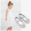 image:imageStelle Girls Dress Shoes Glitter Princess Low Heels for Party Wedding PromT16silver Glitter