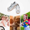 image:imageStelle Girls Dress Shoes Glitter Princess Low Heels for Party Wedding PromT16silver Glitter