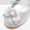 image:imageStelle Girls Dress Shoes Glitter Princess Low Heels for Party Wedding PromT16silver Glitter