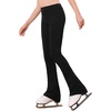 image:imageStelle Girls Figure Skating Pants With Boot Clip Fleece Warm Ice LeggingsBlack