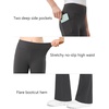 image:imageStelle Girls Flare Leggings High Waisted Bootcut Yoga Pants with PocketsCharcoal