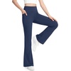 image:imageStelle Girls Flare Leggings High Waisted Bootcut Yoga Pants with PocketsNavy