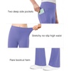 image:imageStelle Girls Flare Leggings High Waisted Bootcut Yoga Pants with PocketsPeriwinkle