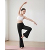 image:imageStelle Girls Flare Leggings with Pockets High Waisted Yoga Dance PantsBlack
