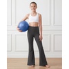 image:imageStelle Girls Flare Leggings with Pockets High Waisted Yoga Dance PantsCharcoal