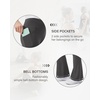 image:imageStelle Girls Flare Leggings with Pockets High Waisted Yoga Dance PantsCharcoal