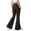 image:imageStelle Girls Flare Leggings with Pockets High Waisted Yoga Dance PantsEspresso