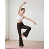 image:imageStelle Girls Flare Leggings with Pockets High Waisted Yoga Dance PantsEspresso