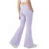 image:imageStelle Girls Flare Leggings with Pockets High Waisted Yoga Dance PantsLight Purple