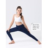 image:imageStelle Girls Fleece Lined Leggings with Hidden Pocket High Waisted 2 PacksA2navy