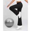 image:imageStelle Girls Fleece Lined Leggings with Hidden Pocket High Waisted 2 PacksBlack