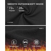 image:imageStelle Girls Fleece Lined Leggings with Hidden Pocket High Waisted 2 PacksBlack