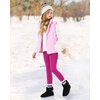 image:imageStelle Girls Fleece Lined Leggings with Hidden Pocket High Waisted 2 PacksHot Pink
