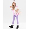 image:imageStelle Girls Fleece Lined Leggings with Hidden Pocket High Waisted 2 PacksLilac