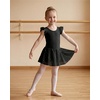image:imageStelle Girls Flutter Sleeve Ballet Leotards Toddler Tutu Skirted DressesBlack