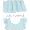 image:imageStelle Girls Flutter Sleeve Ballet Leotards Toddler Tutu Skirted DressesBlue
