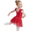 image:imageStelle Girls Flutter Sleeve Ballet Leotards Toddler Tutu Skirted DressesRed