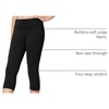 image:imageStelle Girls Leggings with Hidden Pocket for Kids Dance Yoga Athletic PantsA4capriblack