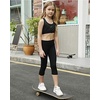 image:imageStelle Girls Leggings with Hidden Pocket for Kids Dance Yoga Athletic PantsA5capriblack2