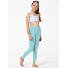 image:imageStelle Girls Leggings with Hidden Pocket for Kids Dance Yoga Athletic PantsArctic Blue