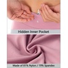 image:imageStelle Girls Leggings with Hidden Pocket for Kids Dance Yoga Athletic PantsBlackpink