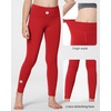 image:imageStelle Girls Leggings with Hidden Pocket for Kids Dance Yoga Athletic PantsRed