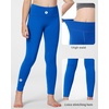 image:imageStelle Girls Leggings with Hidden Pocket for Kids Dance Yoga Athletic PantsSapphire